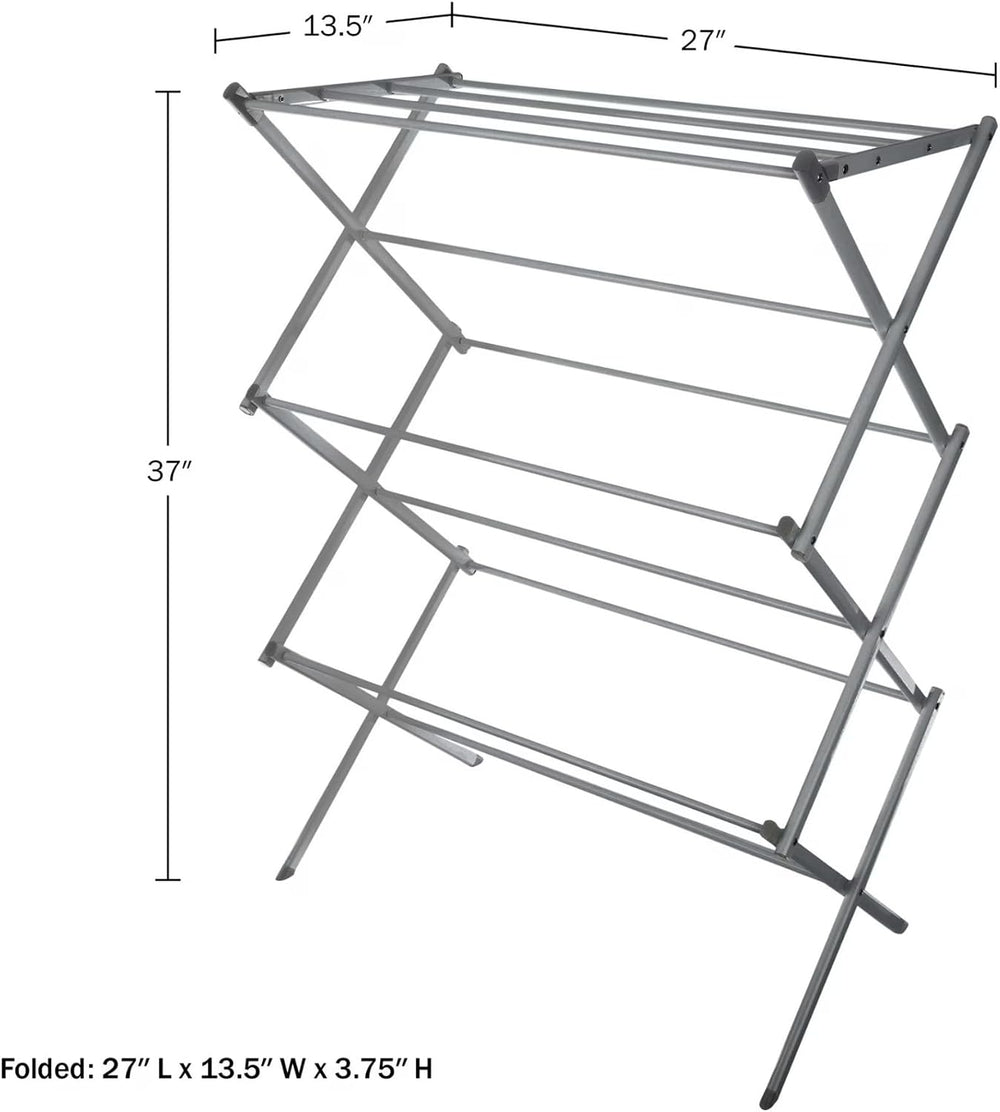 Accordion Foldable Drying Rack, Heavy Duty Laundry Rack for Small Spaces