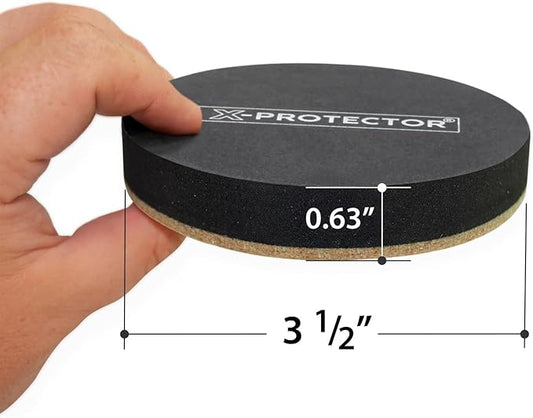 Felt Furniture Sliders Hardwood Floors X-PROTECTOR – 16 PCS 3 1/2" Furniture - Image 2
