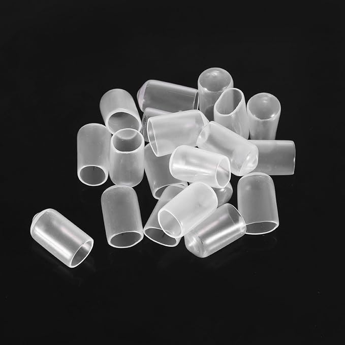 uxcell 20pcs Rubber End Caps 9mm ID Vinyl PVC Round Tube Bolt Cap Cover Screw - Image 4