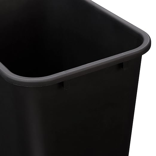 Amazon Basics Trash Can, Rectangular Commercial Office Wastebasket, 10 Gallon - Image 4