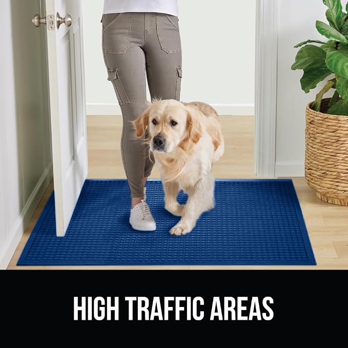 GORILLA GRIP Front Door Mat, Indoor Outdoor Ultra Absorbent HydroAbsorb Doormat - Image 6