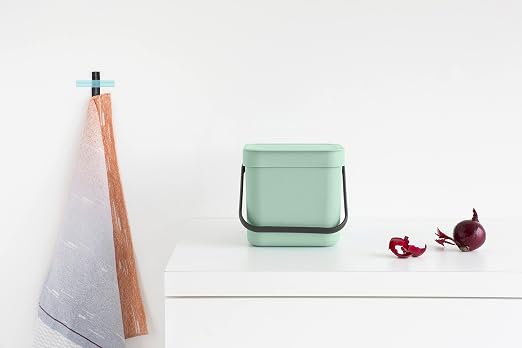 Brabantia Sort & Go Food Trash Can Small Countertop Kitchen Compost Caddy - Image 6