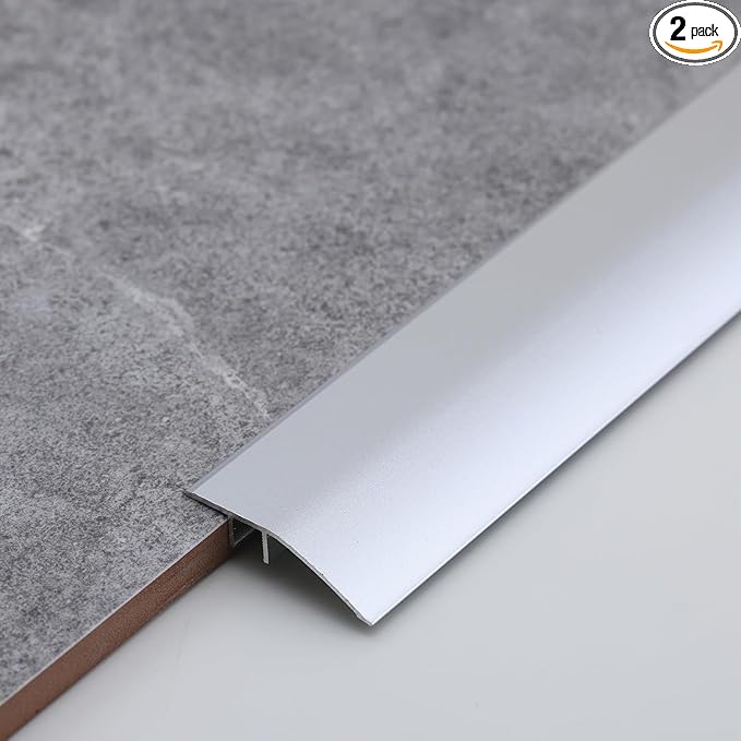 Gaahing Aluminum Floor Transition Threshold Strip, Bridge The Height Gap by Getallthemoldingtrimsyoulike