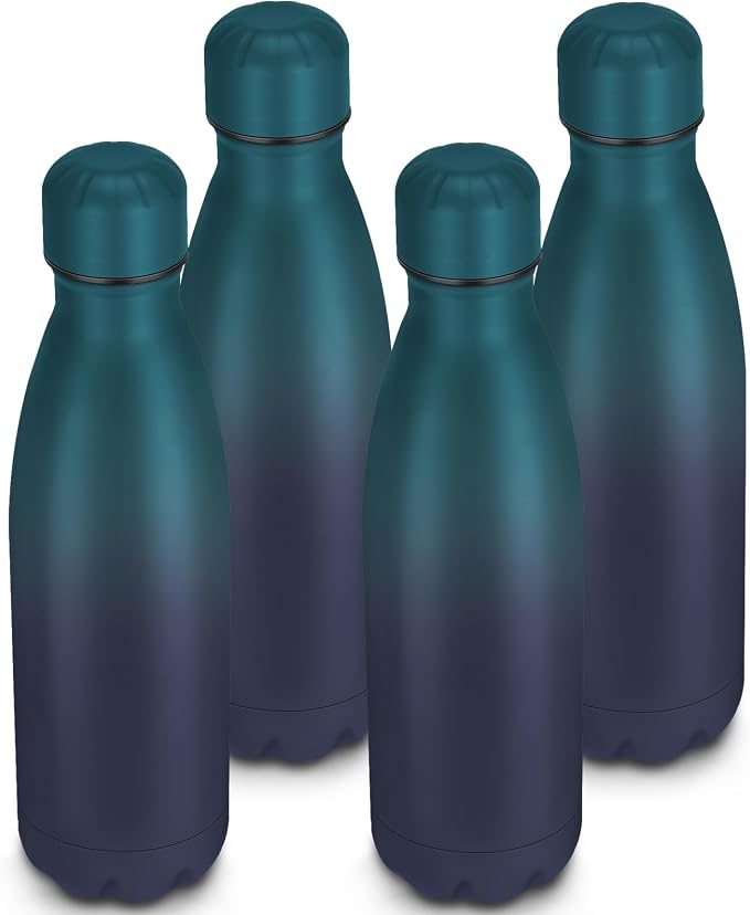 25oz Cola-Bottle Shaped Stainless Steel Leak-proof Water Bottle, Double Wall by Unknown