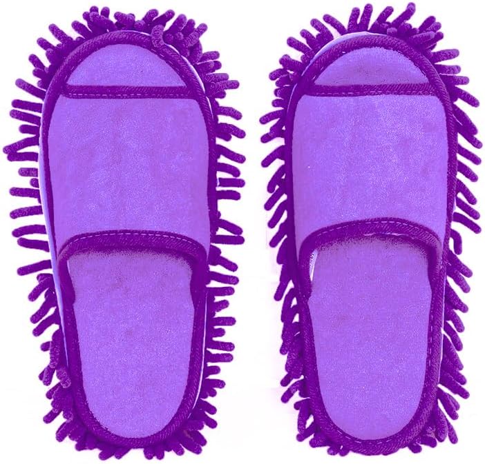 Women's Microfiber Floor Cleaning Mop Slippers - Image 2
