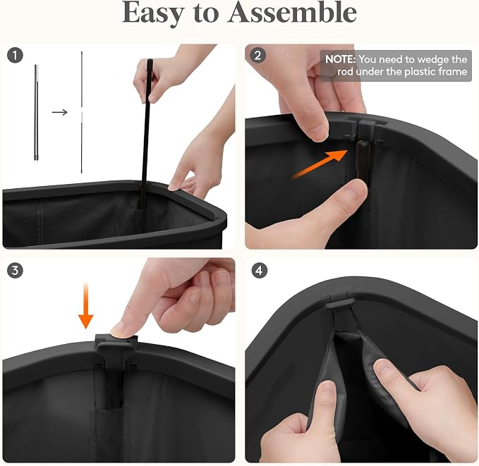 Lifewit 75L Slim Laundry Basket - Image 4