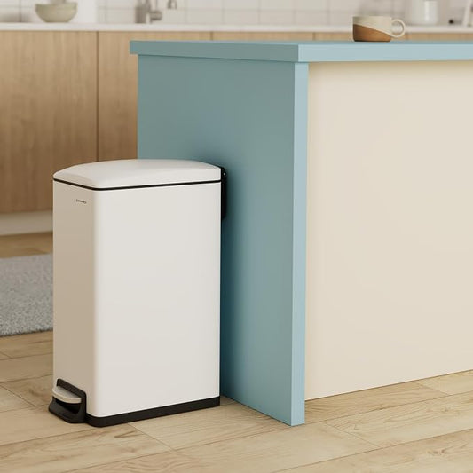 SONGMICS Slim Trash Can, 13-Gallon Garbage Can - Image 2