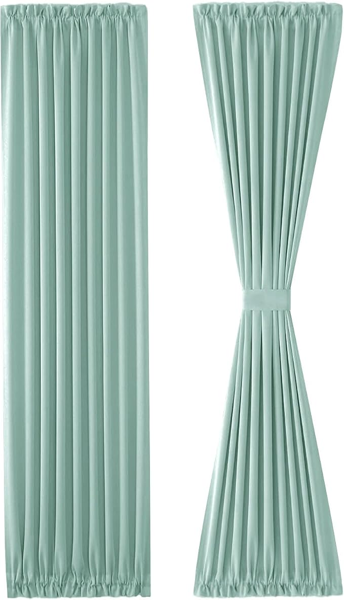 DWCN French Door Curtains – Rod Pocket Thermal Blackout Curtain - Image 7