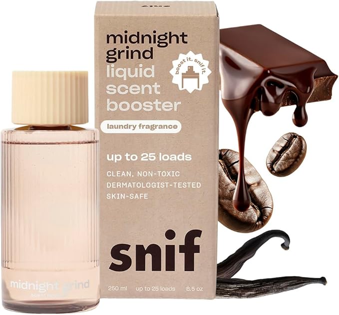 Snif Midnight Grind Scent Booster, Rich Espresso Scent, 25 Loads, by Snif