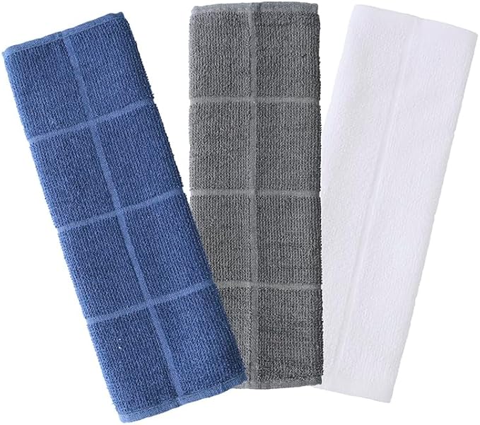 Glynniss Kitchen Dish Cloths Highly Absorbent Dish Rags 100% Cotton Wash Cloths - Image 3
