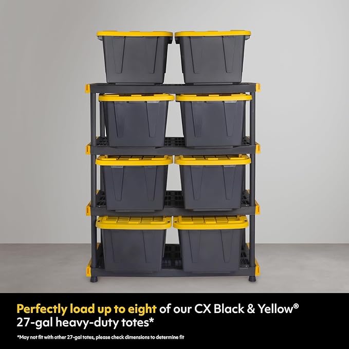 CX Black & Yellow®, Shelving Unit and Heavy Duty Storage Containers, Extremely - Image 11
