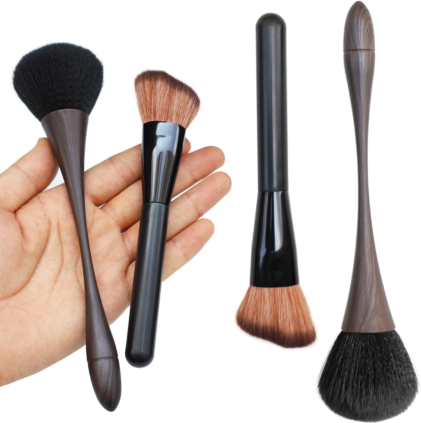 2 Pcs Exquisite Dusting Brush, Small Detailing Brushes, Soft Microfiber Brush for Models, Craf, Collectibles,Computers, Digital Devices, Car Interior, Musical Instruments,Craft, Artwork