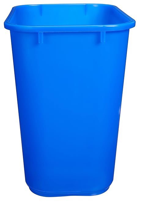 Amazon Basics Rectangular Commercial Office Wastebasket, w/Recycle Logo - Image 5