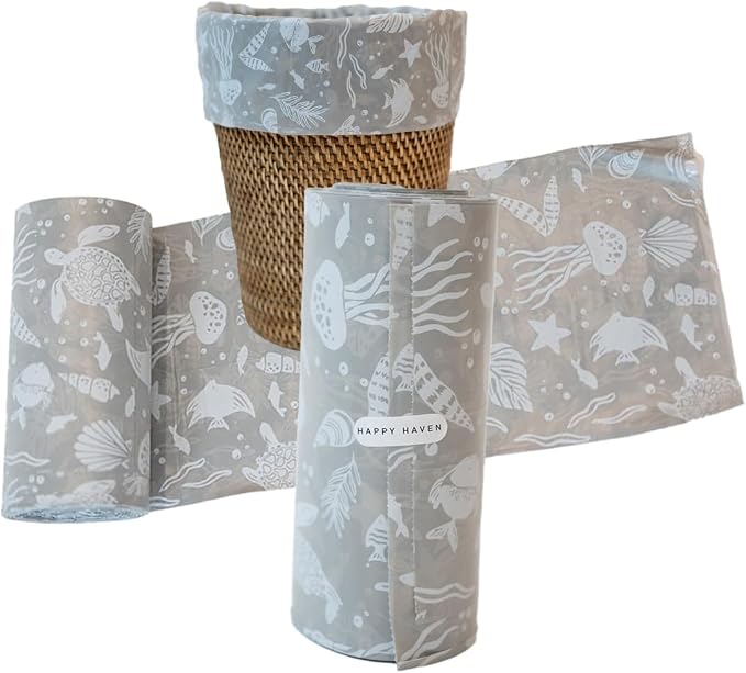 Happy Haven Trash Bags for 2, 4 Gallon Trash Can, Small Garbage Bags by HappyHaven