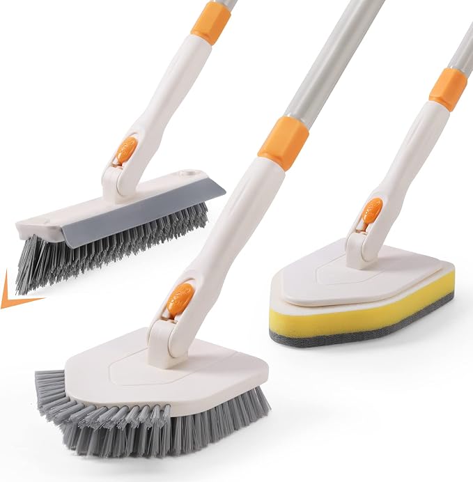 3 in 1 Shower Scrubber Cleaning Brush by FUNNS00