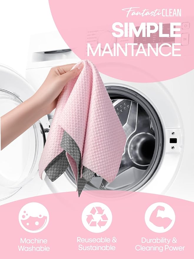 Fantasticlean Large Tear-Away Microfiber Cleaning Cloth Roll - Image 7
