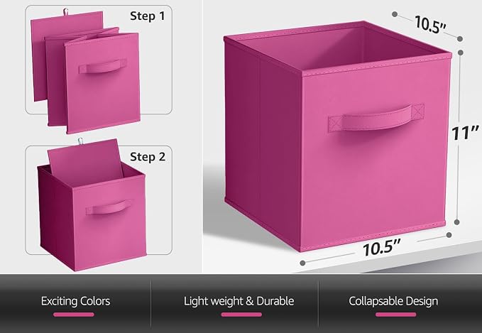 Sorbus Fabric Storage Cubes - Image 5