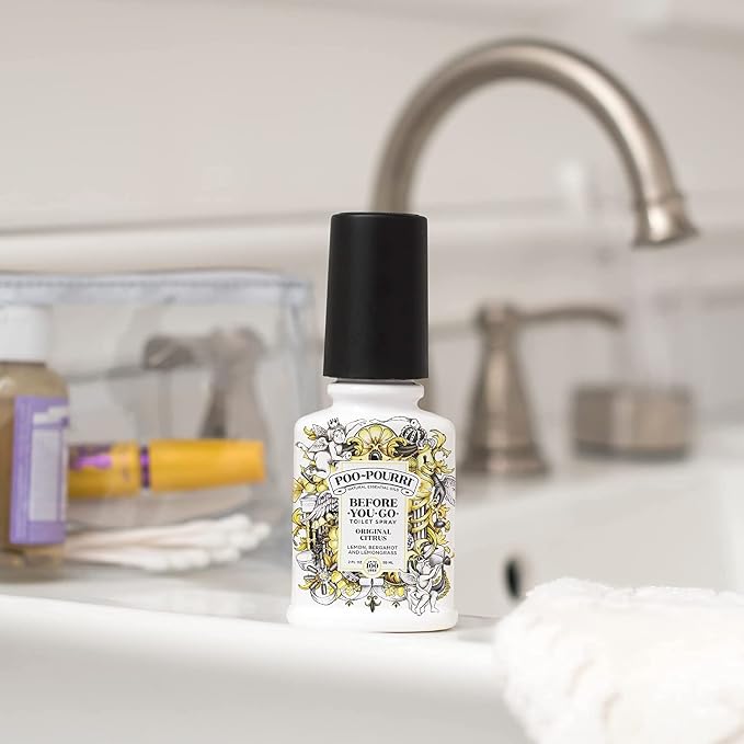 Poo-Pourri Before-you-Go Toilet Spray Bundle, Original Citrus 2 Fl Oz and - Image 7