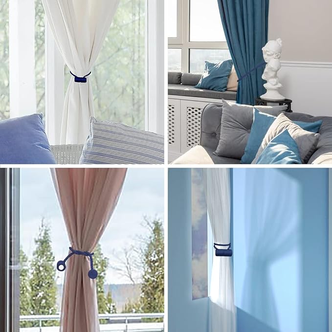 18 Inch Strong Magnetic Curtain Tiebacks, Curtain Holdbacks Modern Upgrade - Image 4