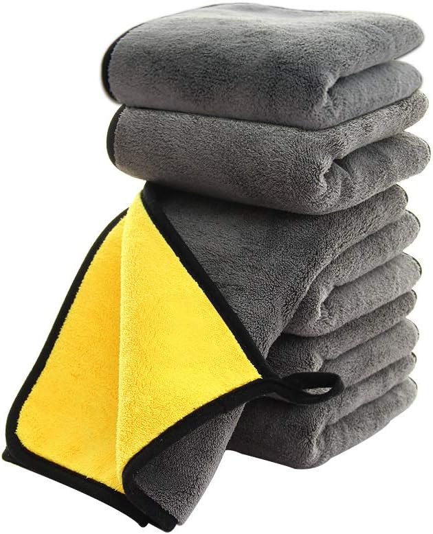 SOFTBATFY Ultrasoft, Thick and Quick Drying Car Microfiber Cleaning Towel by SOFTBATFY