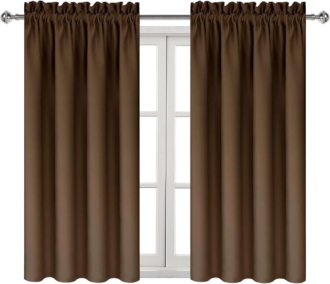 DWCN Blackout Curtains Thermal Insulated Energy Saving Bedroom and Kitchen - Image 8