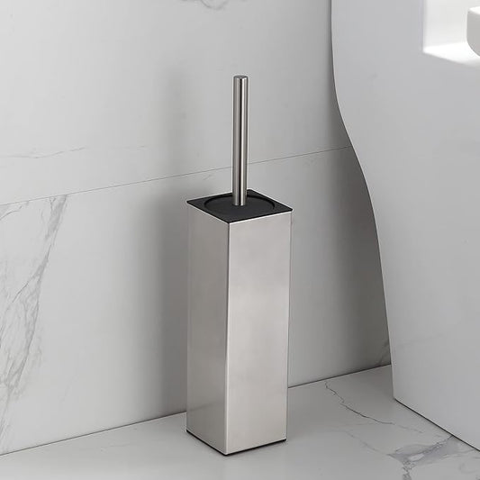 BGL Toilet Brush Holder Freestanding, Brushed Nickel, 304 Stainless Steel by BGL