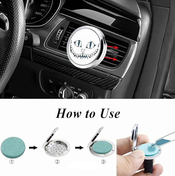 Essential Oil Car Diffuser Vent Clip Diffuser Christmas Car Accessories - Image 5