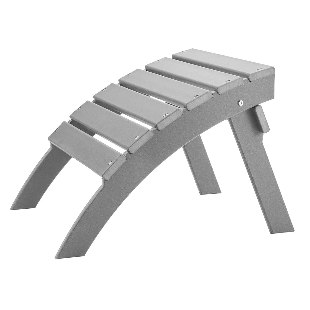 VEVOR Adirondack Ottoman, 21.5L x 18.9W x 14.8H Inch HDPE Plastic Folding Adi...