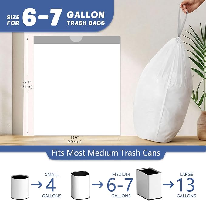 270 Count Heavy-Duty Trash Bags, Compatible - Image 2