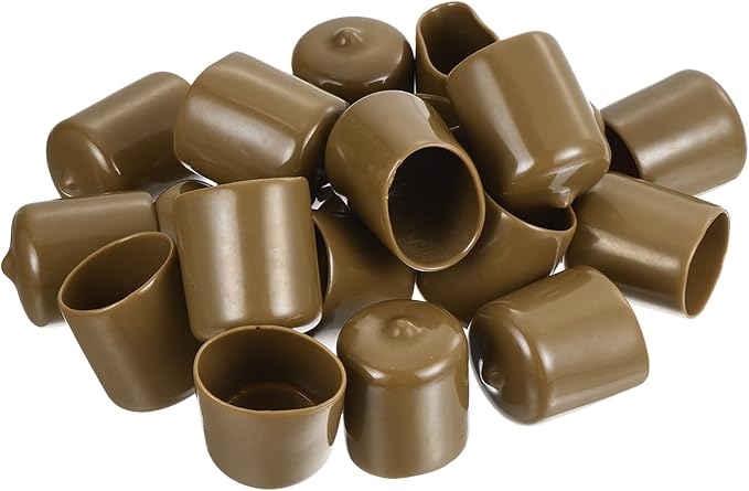 uxcell 20pcs Rubber End Caps 23mm ID Vinyl PVC Round Tube Bolt Cap Cover Screw - Image 4