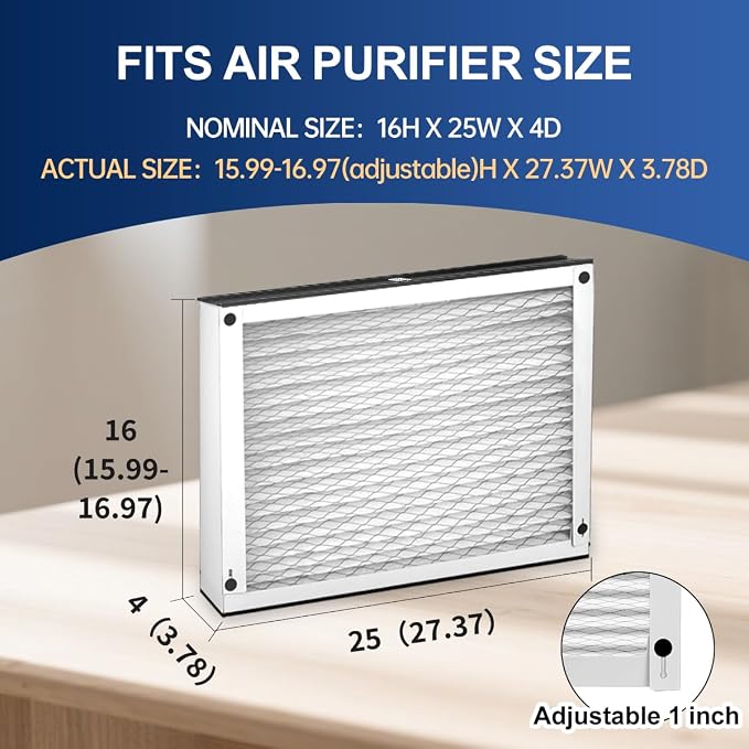 413 Replacement Air Filter MERV 13 16x25x4 - Image 3