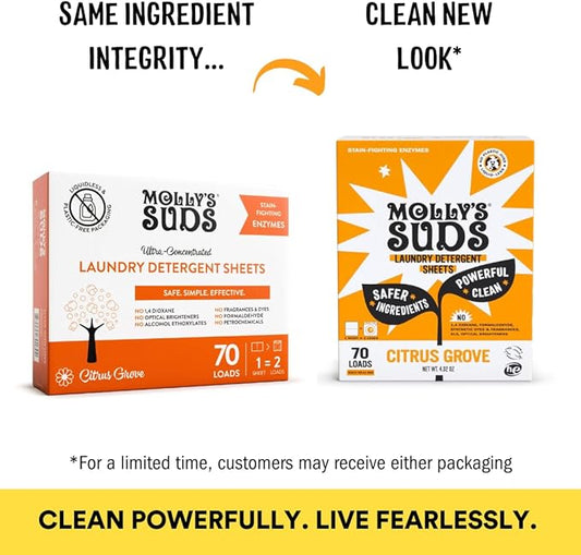 Molly’s Suds Laundry Detergent Sheets | Gentle on Sensitive Skin, Powerful - Image 2