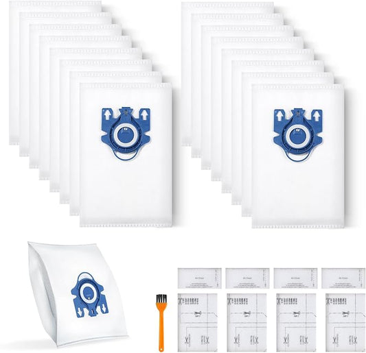 16 Pack 3D Dust Bags, Compatible by Rowhalf