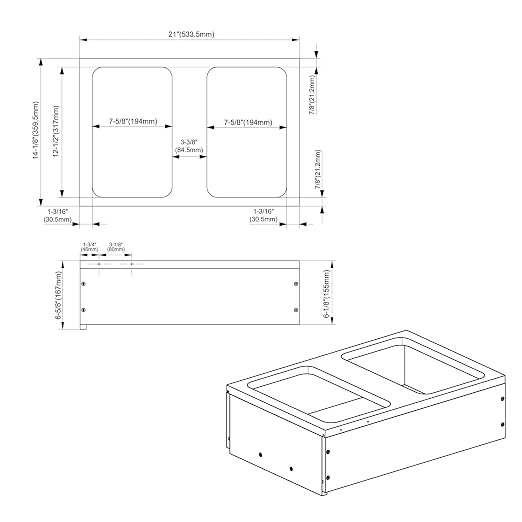 Dowell B18/B21 Wood Base Wastebasket Pullout - Image 9