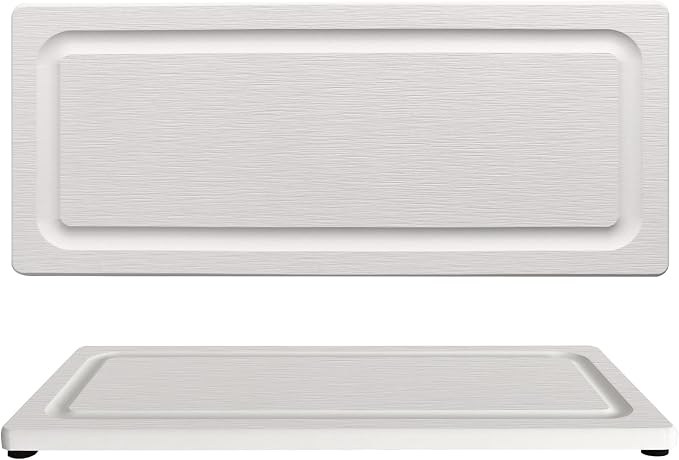 2 PCS Fast-Drying Stone Trays for Bathroom Sink & Kitchen Counter, Water by Unknown