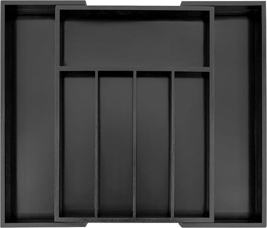 VaeFae Bamboo Drawer Organizer, Expandable Silverware Drawer Organizer by VaeFaeDirect