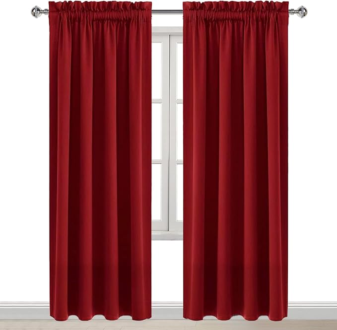 DWCN Christmas Blackout Curtains Room Darkening Thermal Insulated Bedroom - Image 9