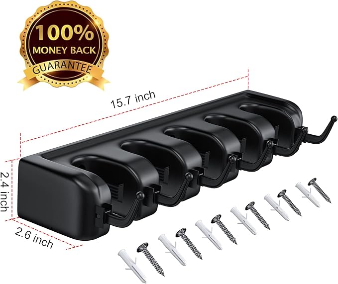LETMY Broom Holder Wall Mount - Image 3