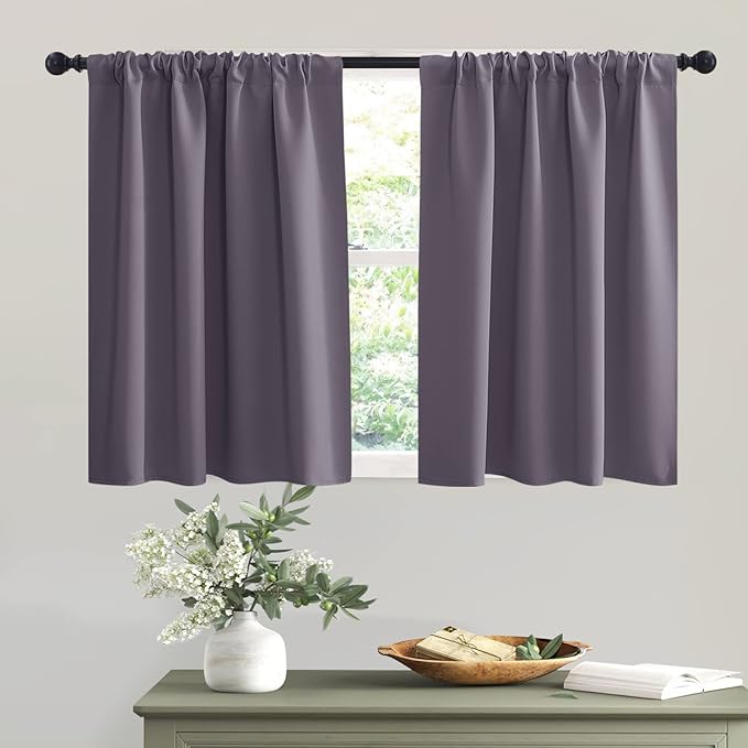 RYB HOME Bathroom Window Curtains by RYBHOME