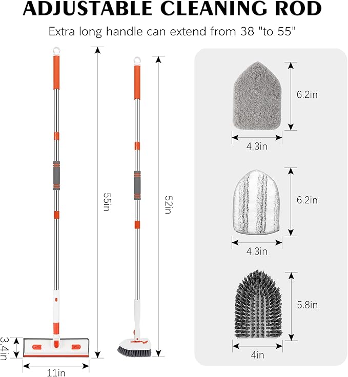 SetSail 4-in-1 Tile Tub Floor Scrubber - Image 2