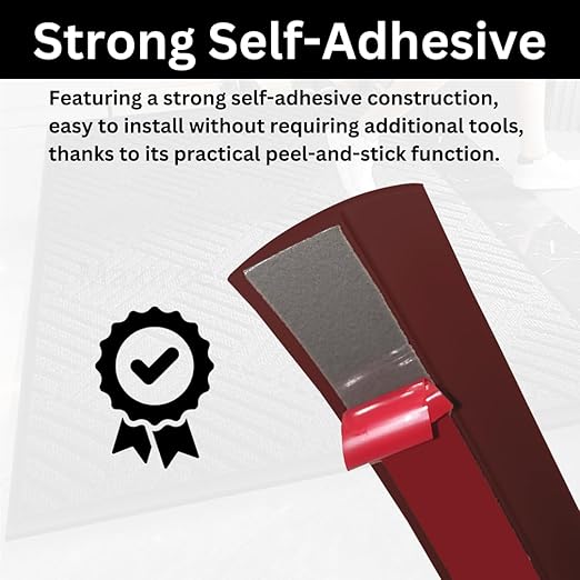 1/5 inch Height Floor Transition Strip, Self Adhesive Carpet Wood Tile Vinyl - Image 4