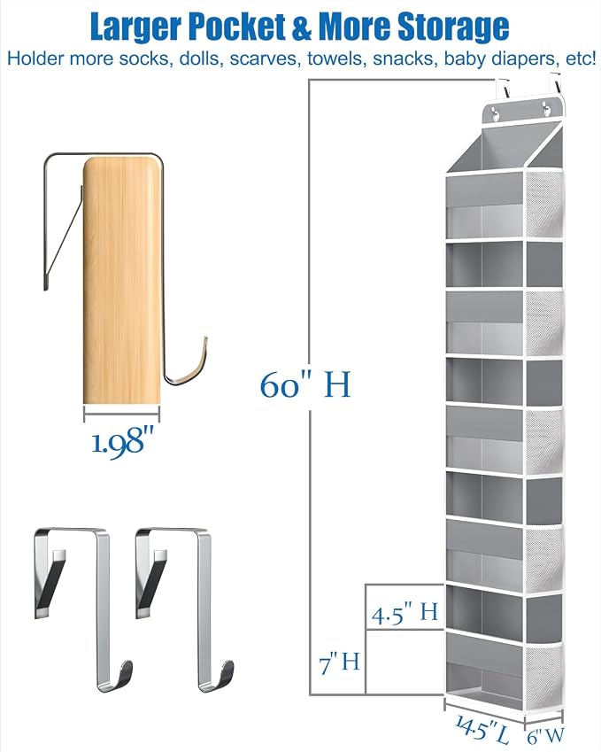 Over The Door Storage Organizer, RV Bathroom Organizer, Over The Door Organizer - Image 2