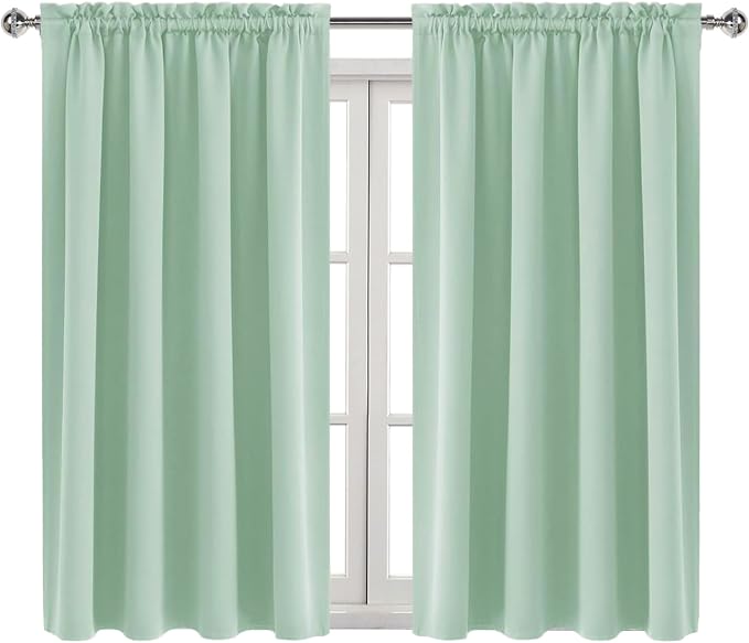 DWCN Blackout Curtains Room Darkening Thermal Insulated Bedroom Curtains Window - Image 9