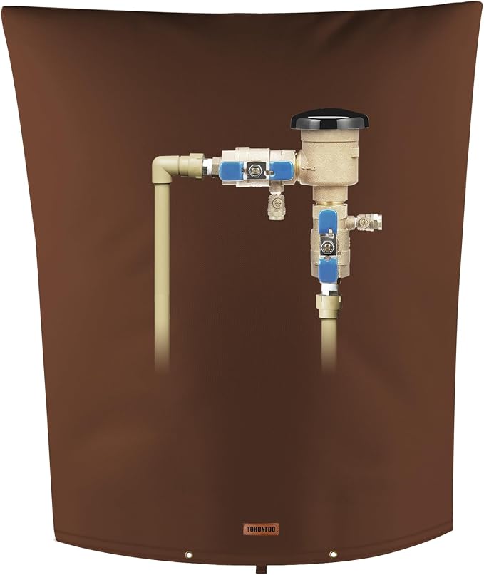 TOHONFOO Backflow Preventer Pipe Insulation Cover by TOHONFOO