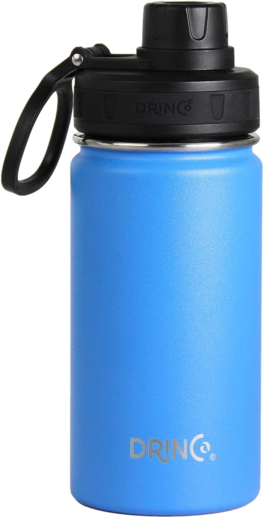 DRINCO Stainless Steel Water Bottle Spout Lid Vacuum Insulated Double Wall by Drinco