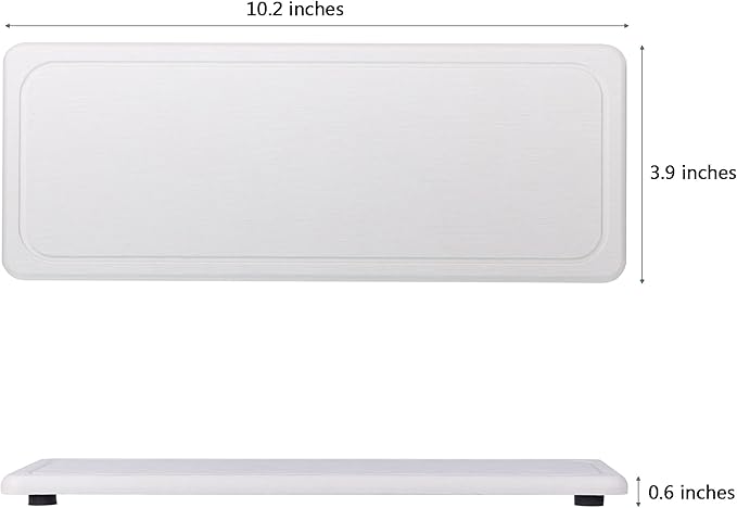 2 Pcs Water Absorbing Stone Trays, Kitchen/Bathroom Sink Soap Dish, Diatomite - Image 5