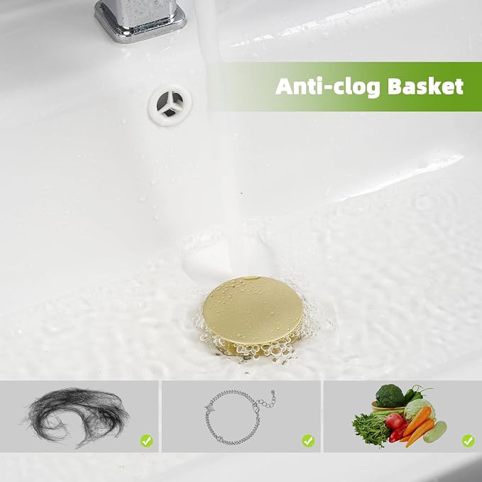 Universal Bathroom Sink Drain Strainer Hair Catcher Upgraded - Image 3