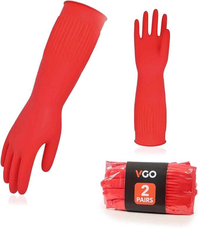 Vgo 2-Pairs Dishwashing Gloves by Vgo