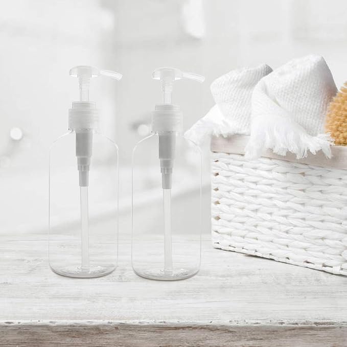Yebeauty Pump Bottle Dispenser, 4 Pack 10oz/300ml Plastic Dish Lotion Soap - Image 6