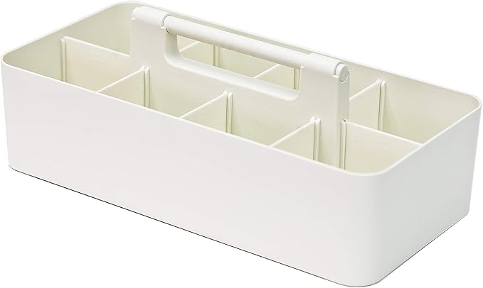 2 PACK - Portable DIY 8 Dividers Durable Plastic Organizer Tote Tool, Vanity - Image 5